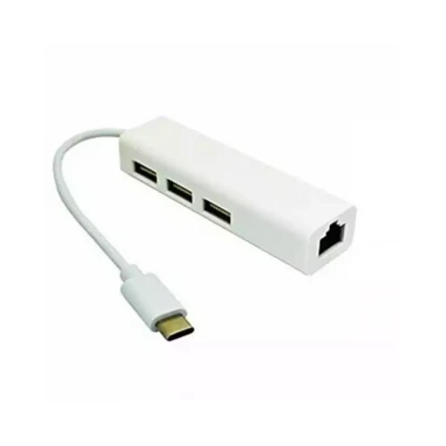 Greencon Adapter-konverter USB Tip C 3.1 na 3xUSB LAN Cene
