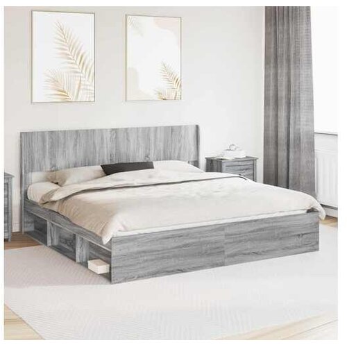 vidaXL Uzglavlje Siva Sonoma PB - Siva Sonoma 180 cm Cijene