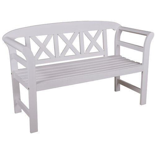 Garden Pleasure Bela lesena vrtna klop Vancouver - Garden Pleasure Slike