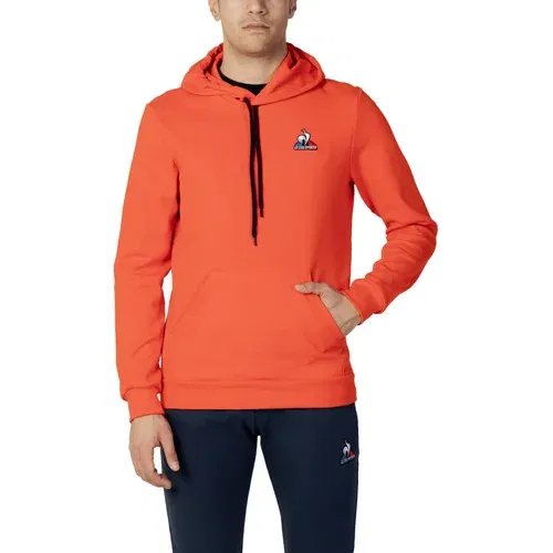 Le Coq Sportif Puloverji ESS Hoody 2310609 Rdeča