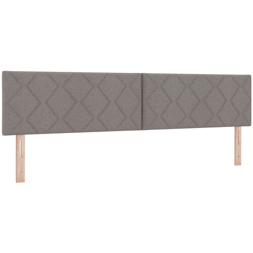 vidaXL Naslon za glavu Dizajn Dijamantnih Blokova Taupe 200 cm Tkanina Cijene