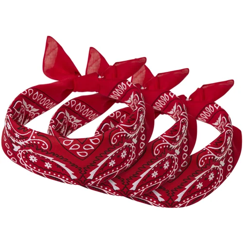 Urban Classics Bandana 3-Pack Red