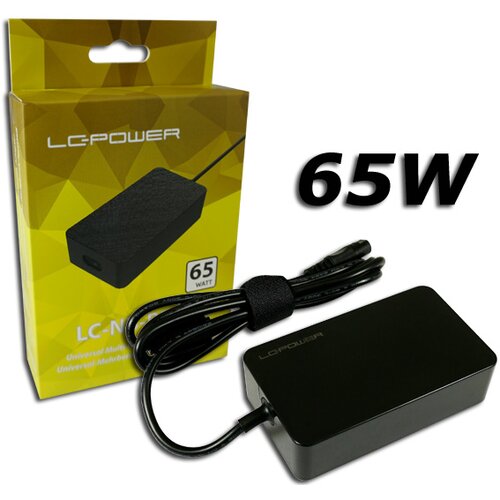 LC-Power Notebook Adaptor 65WUniversal with 10 Adaptors Cijene