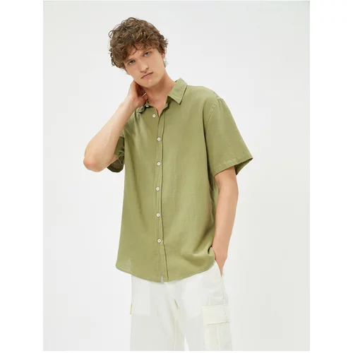 Koton Shirt - Khaki - Regular fit