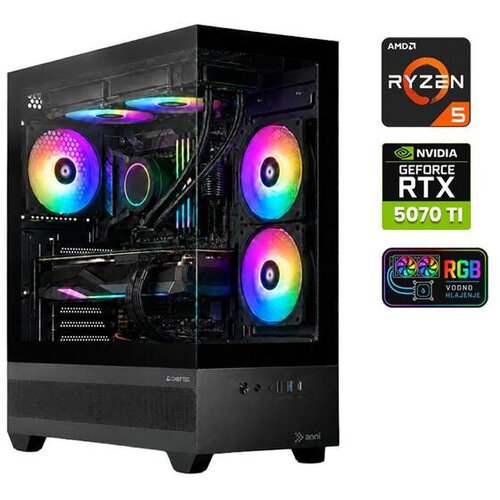 ANNI gaming namizni računalnik Gamer Extreme R5 7500X3D Ryzen 5 7500X3D/32GB/2TB SSD/RTX 5070 Ti Cene