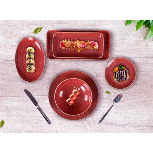 Ariane porcelain Ariane Terra Red duboki tanjur, &Oslash;30cm 6/1 set Cijene
