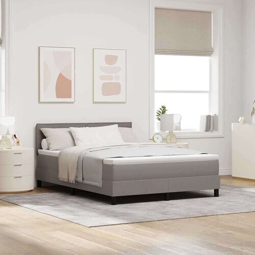 Box Vzmetnica s &scaron;katlo, LED lučjo, taupe 160x200 cm tkanina, (22156515) Cene