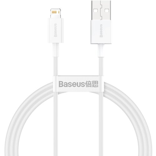 Baseus podatkovni polnilni kabel CALYS-A02 lightning 1m 2,4A - bel Slike
