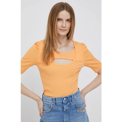 Dkny Kratka majica oranžna barva