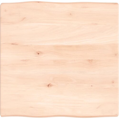 VidaXL Stolna ploča 60x60x4 cm netretirana hrastovina sa živim rubom Slike