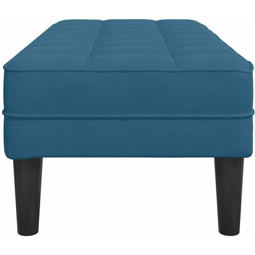  Klupa s jastukom Plava 113 x 57 x 39 cm Bar&amp;scaron;un Slike