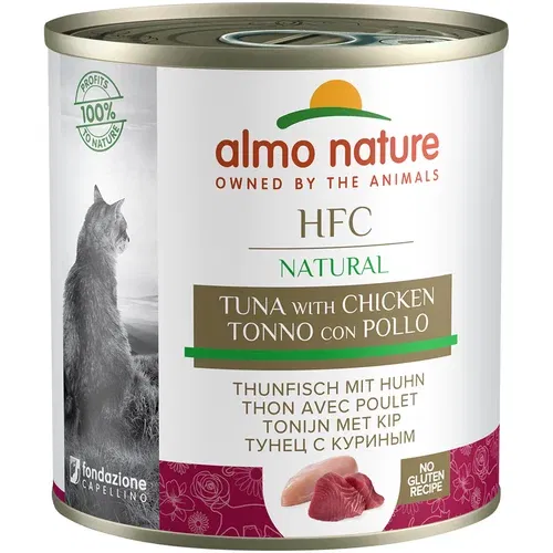 HFC Almo Nature Natural 6 x 280 g - Tuna & piščanec