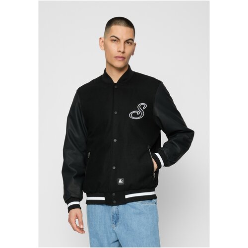 Starter Black Label Starter Script College Jacket Black Cene