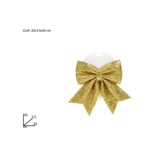  MAŠNA 20*24CM GLITTER ZLATNA RO011027 Cene