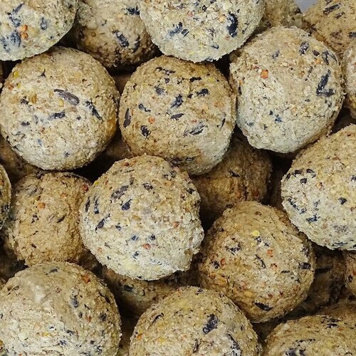 KLASEBO Vogelfutter 18 kg 200 Fettkugeln &agrave; 90 g ohne Netz, 100 nat&uuml;rliche Zutaten, hohe Energieversorgung, (5000240321) Cene
