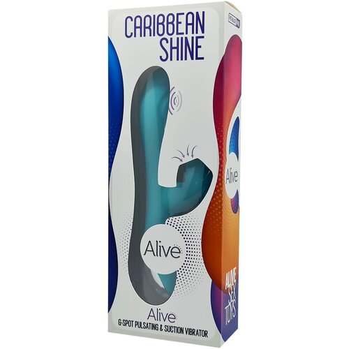Alive Rabbit vibrator Caribbean Shine Blue Cene