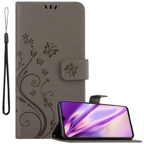 Cadorabo Samsung Galaxy A90 5G v klasična črna - ovitek v cvetličnem dizajnu z magnetnim zapiranjem, stoječo funkcijo in režami za kartice, (20565136) Cene
