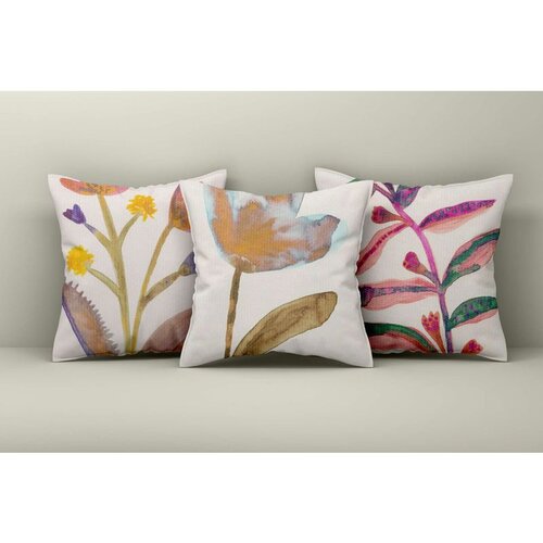 WALLXPERT Asr_plw25 - 26 multicolor cushion cover set (3 pieces) Cene