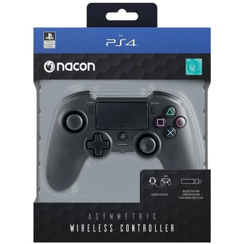  Obnovljen Nacon Asymmetric brezžični kontroler črne barve za PS4 & PC + 2 leti garancije Cene