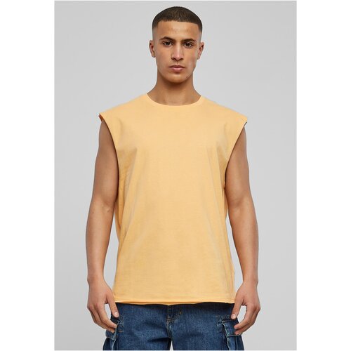 Urban Classics Plus Size Open Edge Sleeveless Tee paleorange Cene