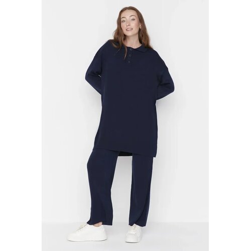Trendyol Modest Ženski komplet Tctaw22Us0076, Tamnoplavi Cene