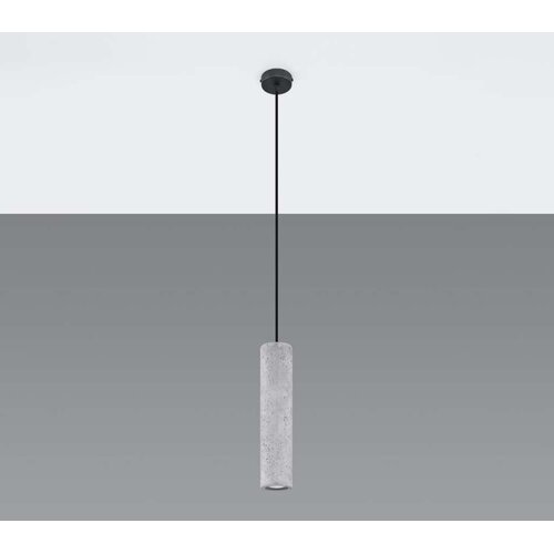  Sollux SL.0653 - Luster na sajli LUVO 1xGU10/40W/230V beton/crna Slike