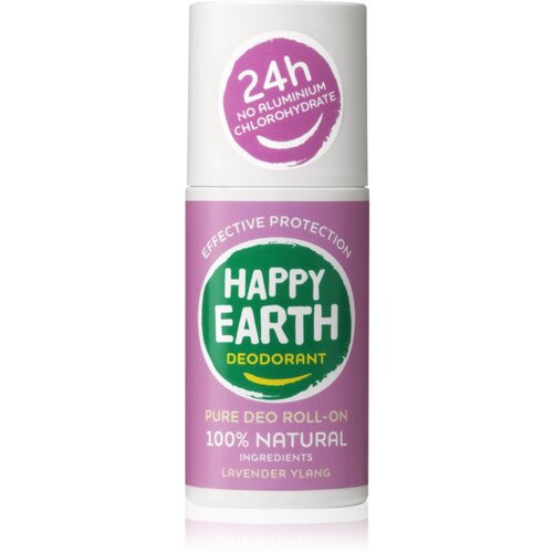 Happy Earth 100% Natural Deodorant Roll-On Lavender Ylang dezodorant roll-on 75 ml Slike