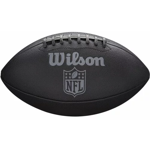 Wilson NFL JET BLACK Lopta za američki nogomet, crna, veličina