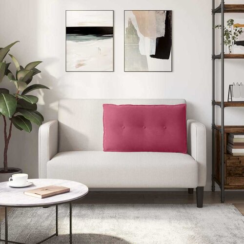  Jastuk za leđa Vinska crvena 80 x 50 cm Kordura tekstil Slike