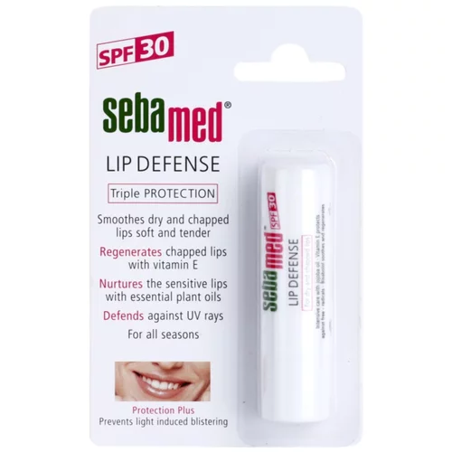 Sebamed sensitive skin lip defense SPF30 regeneracijski balzam za ustnice z uv filtrom 4,8 g