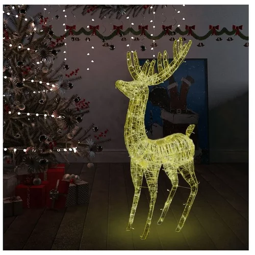  XXL božični jelen iz akrila 250 LED lučk 180 cm toplo bel