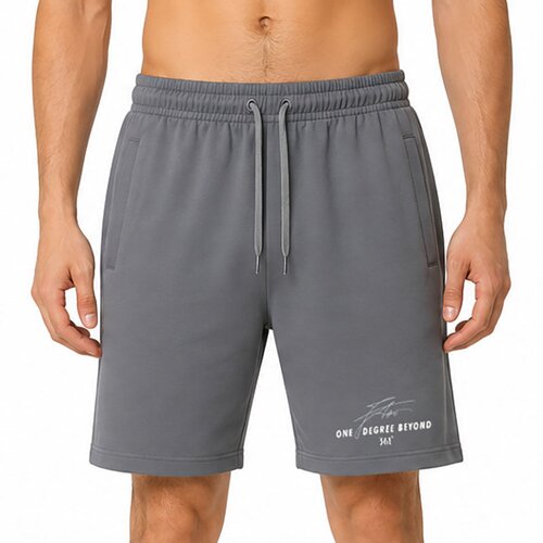 361_Degrees Mu&amp;scaron;ki &amp;scaron;orc Knit Knee Shorts, Sivi Slike