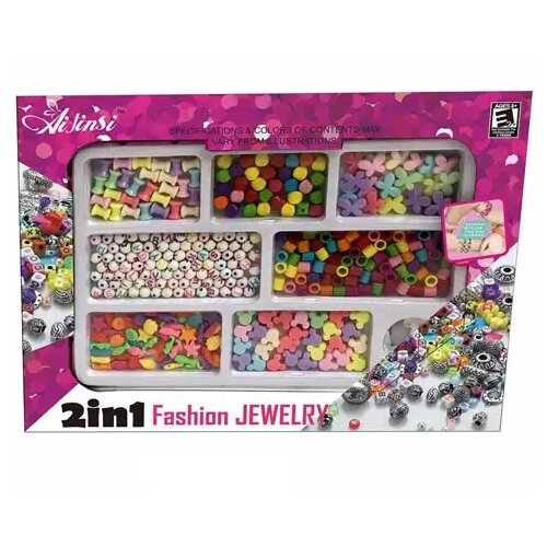 Magic Toys Šareni niz bisera sa perlicama sa slovima Cene