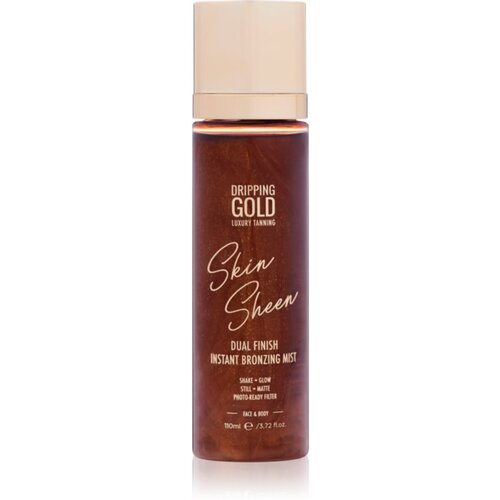 Dripping Gold Luxury Tanning Skin Sheen maglica s bronz učinkom za tijelo 110 ml Slike