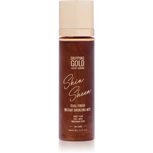 Dripping Gold Luxury Tanning Skin Sheen meglica z bronz učinkom za telo 110 ml