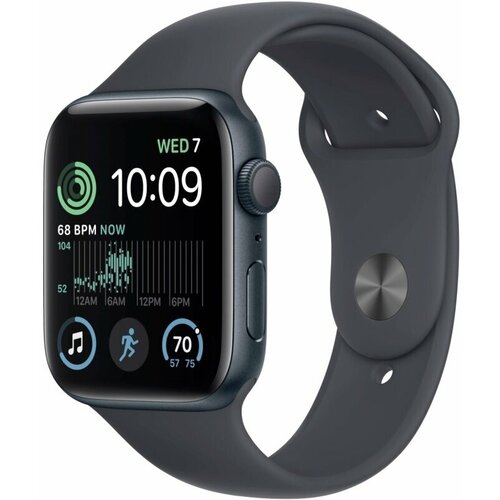 Apple Pametni sat, 1.78", LTPO OLED zaslon, Vodootporan Bluetooth, WiFi - Watch SE 2022, 44mm, Midnight AC, Crni Cijene