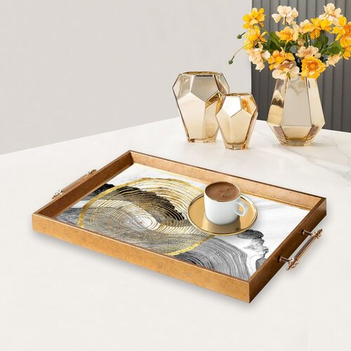 Aberto Design Poslužavnik TPEA9820 50 x 29 x 3.5 cm, Šareni Cene