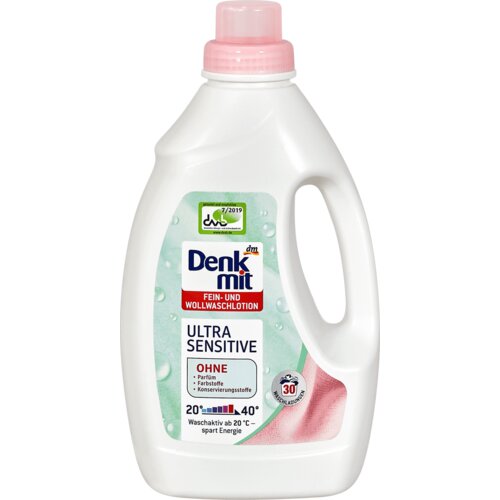 Denkmit Ultra Sensitive tečni detergent za pranje finog veša i vune 1.5 l Slike