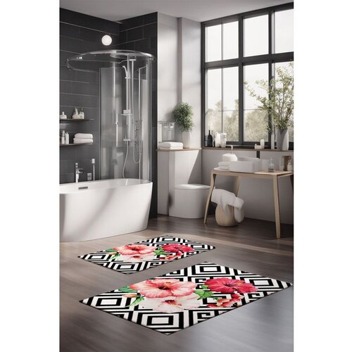 CT-5296 multicolor bathmat set (2 pieces) Cene