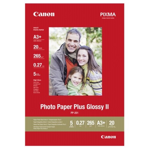 Canon PP-201 A 3+ 20 Sheet 265 g Photo Paper Plus Glossy II Cijene