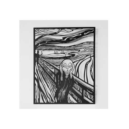 WALLXPERT dekorativni metalni zidni pribor the scream APT728 l Cene