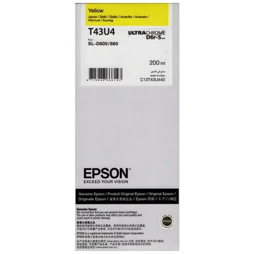 Epson SURELAB SL-D800 – INK T43U Yellow – C13T43U440