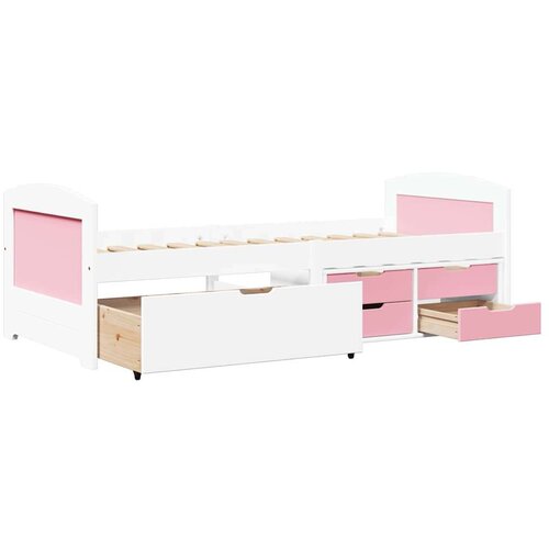 vidaXL Dnevna postelja z 5 predalibrez vzmetnice IRUN 90x200cm Cene