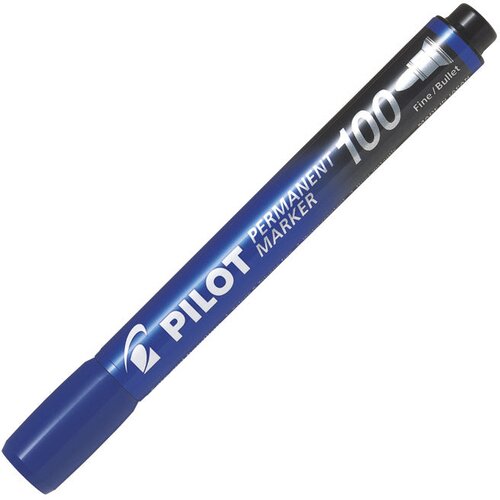 Marker permanentni 1mm okrugli vrh pilot sca-100-l plavi Cene
