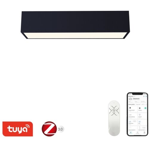  Immax NEO 07074-60-LED prigu&amp;scaron;iva plafonska svetiljka CANTO 34W/230V crna Tuya+DO Slike