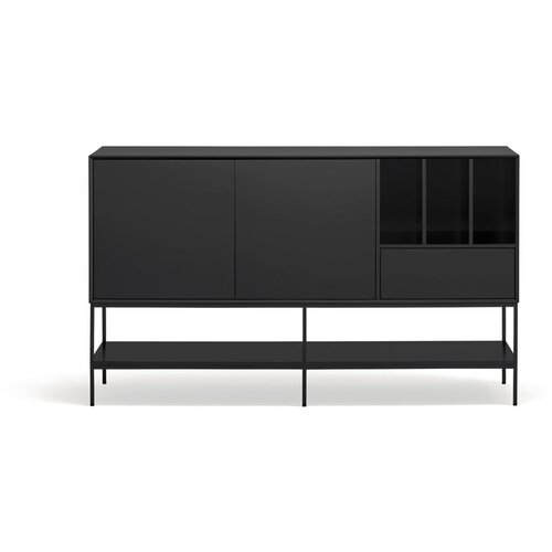 Teulat Crna komoda 166x98x45 cm Platt &amp;ndash; Slike