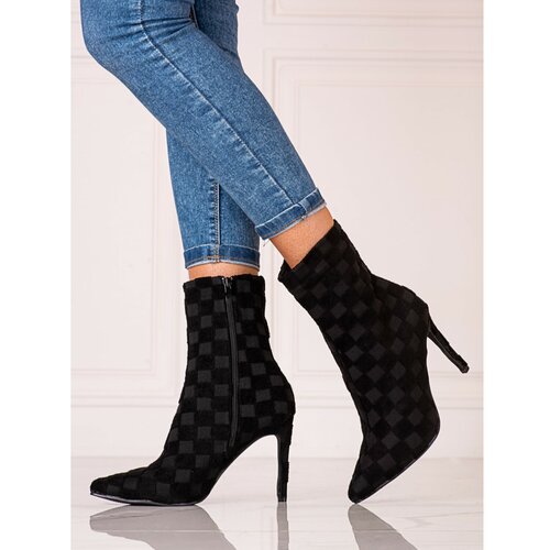 TRENDI ženske čizme high fitted women's ankle boots on heel Slike