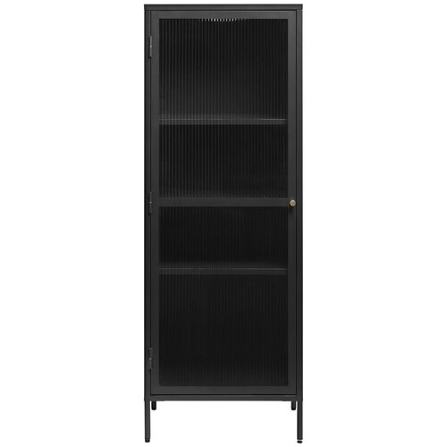 Unique Furniture Črna kovinska vitrina 58x160 cm Bronco &amp;ndash; Unique Furniture Slike