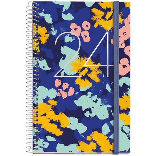 MiquelRius Rokovnik NATURA ROMANTIC BLUES ACTIVA teden/stran 117 x 182 mm, (21223077) Slike