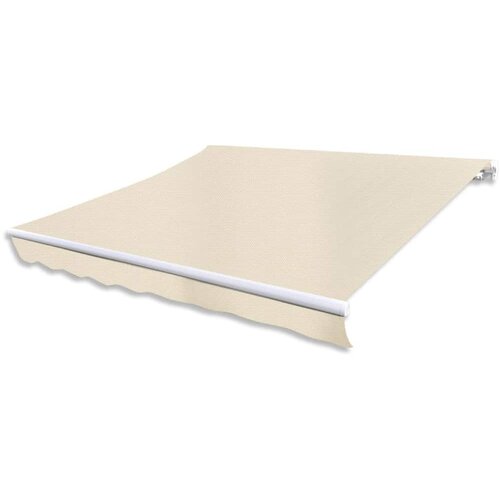  Ročno zložljiva tenda 300 cm krem barve Slike